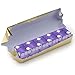 Brybelly Professional Casino Dice 19mm with Sharp Edges, Set of 5 - Precision Gambling Dice Set with Matching Serialized Numbers and Flat Face Pips for Craps and Other Casino Games - Violet Dice Set