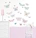 Wall Pops DWPK1154 Flutterby Butterflies Applique Kit Wall Decal, Multicolor