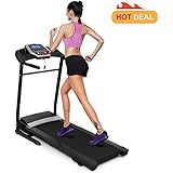Fitness Folding Electric Support Motorized Power Jogging Treadmill Walking Running Machine Incline Trainer Equipment [US Stock]