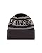 New Era NFL Denver Broncos Unisex NFL Black & Gray Biggest Fan 2.0 Cuff Knit Beanie, Black/Grey,One Size