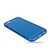 Shamo's Case iPhone 6 Plus and iPhone 6S Plus Transparent Shock Absorption TPU Rubber Gel (Deep Blue)