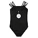Arshiner Girls Camisole Ballet Lace Leotards Dance Black Size