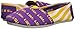 FOCO Women's College Canvas Stripe Slip on Shoes