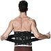NeoTech Care Adjustable Compression Back Brace Lumbar Support Belt, Black, Size XXL