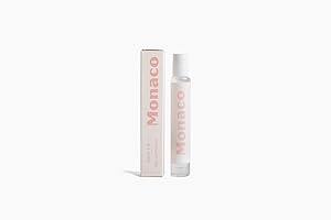 Caprice & Co Monaco Roll On Perfume – White Freesia, Orchid & Vanilla – 10ml Travel Size Eau de Parfum, Vegan & Natural (Mona