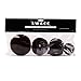 SWACC Hair Donut Bun Maker Set, 4 Sizes Included + Hair Ties & Bobby Pins (Brown) - For Updos, Scrunchie Chignons, and Ballerina Buns