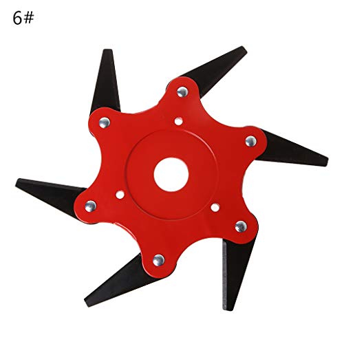 Seaskyer 3T 6T Trimmer Head Cutter Blade Lawn Mower Grass Weed Eater Brush Cutter Tool - Quick Change Grass Trimmer Replacement Head (6T)