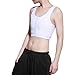 Breathable Super Flat Les Lesbian Compression 3 Rows Central Clasp Chest Binders (L, White)