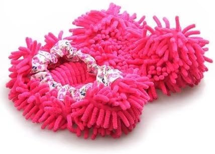 Cute Dust Mop Slippers Shoes Floor Cleaner Clean Easy Bathroom Office Kitchen