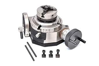 Mesa giratoria de 4"/ 100 mm inclinable con plato de torno de 65 mm