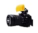 L.Store ® Soft Pop-Up Flash Diffuser with Fastening Strap: White, Blue (cool) & Orange (warm) screens; compatible with Canon Nikon Pentax Olympus Panasonic Fujifilm and most other On-camera Flashes