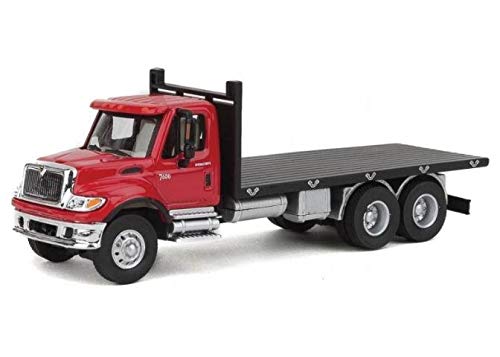 Walthers Inter 7600 3-AXLE Flatbed-RED