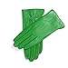 Kursheuel Women Lady's Fashion Genuine lambskin soft leather driving Gloves 14 colors KU141 (L, Green)
