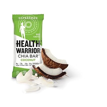 Health Warrior barra Coco Chía, 0.88 onzas: Amazon.com ...
