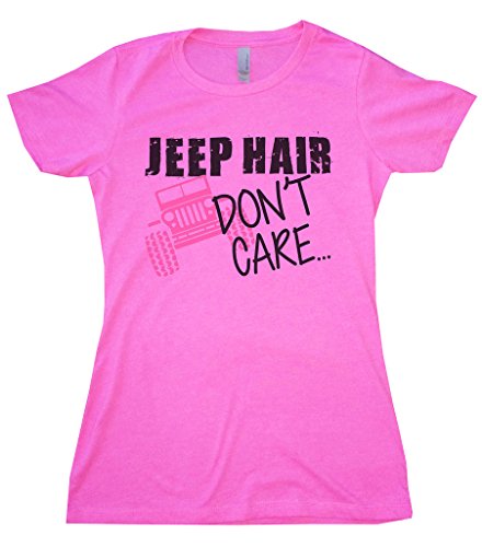 Womens Jeep Hair Don't Care TShirt Funny T-shirt - Funny Threadz