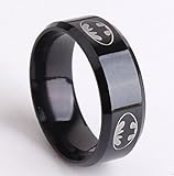Batman Classic Logo Stainless Steel Ring (9)
