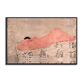 Framed Canvas Wall Art for Living Room, Bedroom Naked Girl Canvas Prints for Modern Home Decoration Ready to Hang - 16"x24" inches