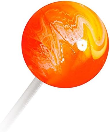 Sour Mandarin Orange (Ozark Delights) Gourmet Lollipops 20-pack, 0.9oz