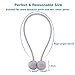 Curtain Tiebacks Magnetic Holder (2 Pcs, 1 Pair) - The Most Convenient Drape Tie Backs, Decorative Drape Holders Holdbacks Weave Rope Clips Window Sheer Blackout Panels Home and Office, (Silver Grey)