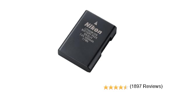 Nikon EN-EL 14 - Batería/Pila Recargable (1030 mAh, Ion de Litio ...