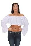 SC88525A Bellydance Gypsy Renaissance Pirate Crop Top Peasant Wench Costume