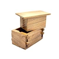 The Secret Gift Compartment Boxes for Money to Keep Your Cash in Puzzle Safe Box Holder with a Magic Wooden Keys Lock Puzzles Cases in Wooden Box Designs to Challenge Mind Puzzles Teaser