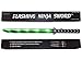 Ninja Sword Toy Light-Up (LED) Deluxe with Motion Activated Clanging Sounds – Green -in a Gift Ready Packaging and Separate Sound Control