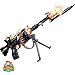 CifToys Toy Machine Gun Realistic Toy Gun With Sound - For Army, Spy, Soldier, Assassin Game Play And Halloween Costumes