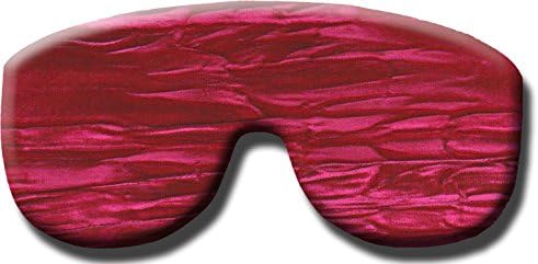 Candi Andi - Adjustable Sleep Eye Mask/Pillow - Weighted Flax Seed Filled - Crushed Velvet - Lavender Scented - Hot Pink