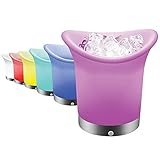 Color Changing LED Ice Bucket (With Remote) Great For Dimly Lit or Night Parties!