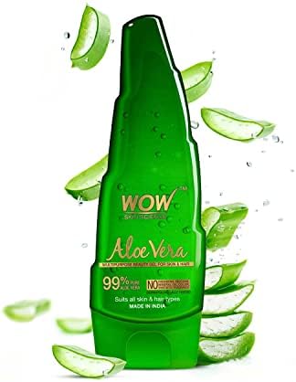 WOW Skin Science 99% Pure Aloe Vera Gel - Ultimate For And Hair - No