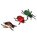 12pcs Plastic Insect Beetle Model Toy Multi-color