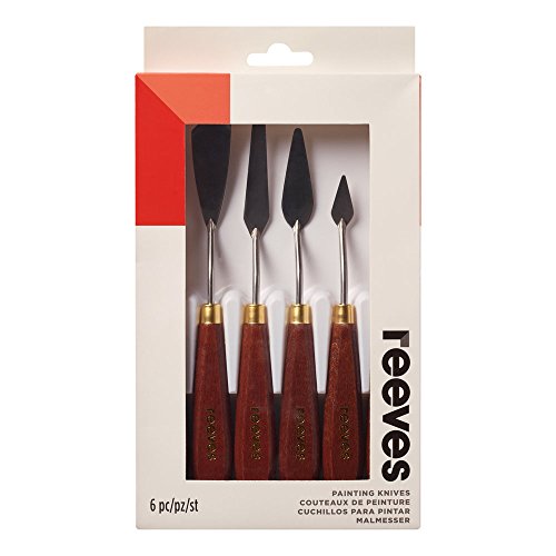 Reeves Metal Paint Knives, Set of 6 - Thumbnail 4