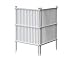 Zippity Outdoor Products ZP19008 Wilmington Vinyl Privacy Screen, 36" x 48" White , 2- Pack
