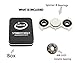 heytech Fidget Spinner Fidget Toy EDC High Speed Ceramic Bearing ADHD Toy Autism Toy(White Black)