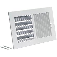 ceiling sidewall diffuser 2x2 ez flo register way ventilation filter return steel air screws