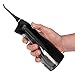 ToiletTree Products Oral Irrigator by Poseidon Portable and Cordless Water Flosser (w/Rechargeable Batteries, Black)
