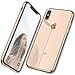 DTTO iPhone Xs Max Case, Slim Fit Clear Soft TPU Cover Case with Metal Luster Edge for Apple iPhone Xs Max 6.5 Inch (2018 Released)- Gold primary