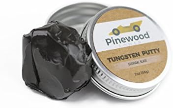 Tungsten Putty Pinewood Derby Weights - Premium Quality By Pinewood Power - 99% Pure Tungsten Composition - Certified Safe &amp; Easy To Use - Top Grade Pinewood Derby Accessories &amp; Supplies