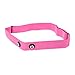 Chest Strap, Sport Wireless Heart Rate Monitor Adjustable Chest Belt Band for Polar Wahoo Garmin - Pink