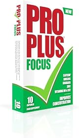 Pro Plus Focus 10 Capsules Caffeine Ginseng Guarana Zinc B6 B12 view 2