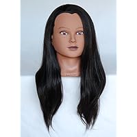 Ladella Beauty 24 " Cosmetology (Heavy Density) 100 %Human Hair Mannequin Manikin Training Head - Zuri