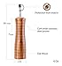 Olive Oil Dispenser Bottle - Oak Wood Oil And Vinegar Cruet - Olive Oil Container by White Wood Premium