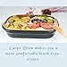 Carpe Diem Bento Lunch Box with bag Stainless Steel Portable Picnic office School Food Storage for adult and Kids, Leakproof Bento Box with knife, fork and spoon Dishwasher Safe