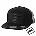 WITHMOONS Baseball Cap Star and Stripes American Flag Hat KR2305 (Black, L)