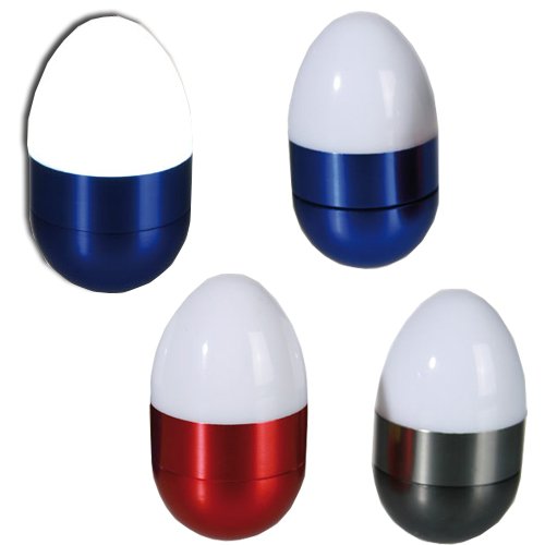 NIGHT LIGHT EGG WOBBLE DESK LED BRIGHT LAMP ALUMINIUM KIDS GIFT ON OFF