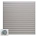 Jifram Easy Living 01000021 EasyWall Slatwall Kit, Light Gray