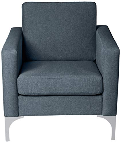 Amazon Com Homelegance Soho 29 Fabric Arm Chair Dark Gray