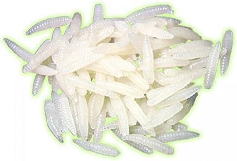 Creepy Crawly Rubber Glow In The Dark Maggots