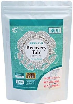 Amazon サニーライフジャパン 薬用リカバリータブ 100錠入 入浴剤 サニーライフジャパン 炭酸入浴剤 通販